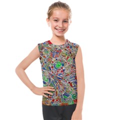 Pop Art - Spirals World 1 Kids  Mesh Tank Top