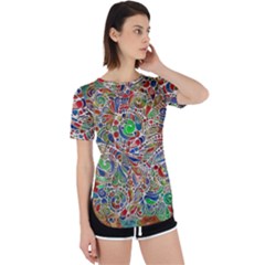 Pop Art - Spirals World 1 Perpetual Short Sleeve T-shirt