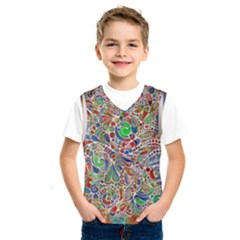 Pop Art - Spirals World 1 Kids  Sportswear by EDDArt