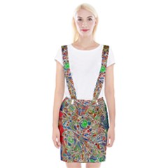 Pop Art - Spirals World 1 Braces Suspender Skirt