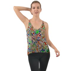 Pop Art - Spirals World 1 Chiffon Cami