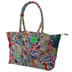 Pop Art - Spirals World 1 Canvas Shoulder Bag