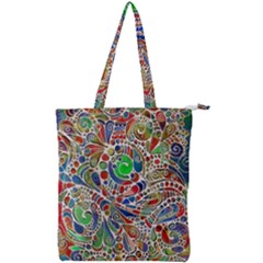 Pop Art - Spirals World 1 Double Zip Up Tote Bag