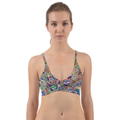 Pop Art - Spirals World 1 Wrap Around Bikini Top