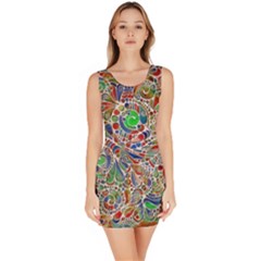 Pop Art - Spirals World 1 Bodycon Dress by EDDArt