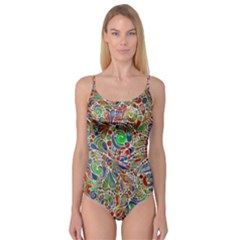 Pop Art - Spirals World 1 Camisole Leotard  by EDDArt