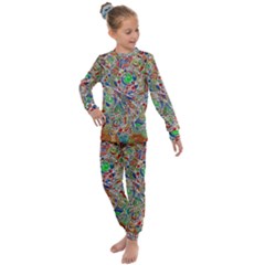 Pop Art - Spirals World 1 Kids  Long Sleeve Set 