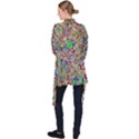 Pop Art - Spirals World 1 Long Sleeve Velvet Kimono  View2