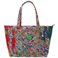 Pop Art - Spirals World 1 Back Pocket Shoulder Bag 