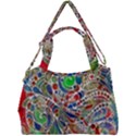 Pop Art - Spirals World 1 Double Compartment Shoulder Bag View1