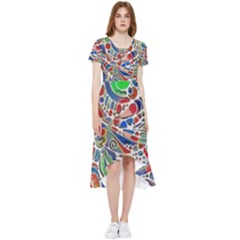 Pop Art - Spirals World 1 High Low Boho Dress