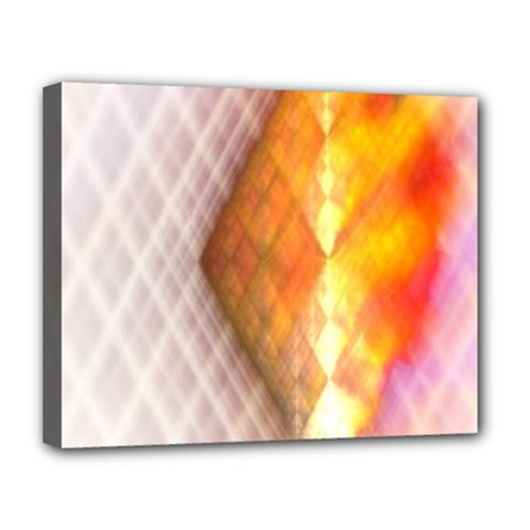Geometry Diamond Deluxe Canvas 20  X 16  (stretched) by Sparkle