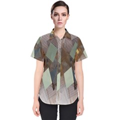 Geometry Diamond Women s Short Sleeve Shirt