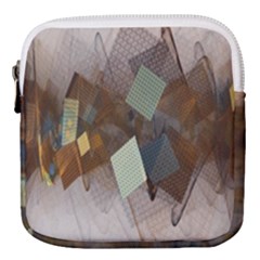 Digital Geometry Mini Square Pouch by Sparkle