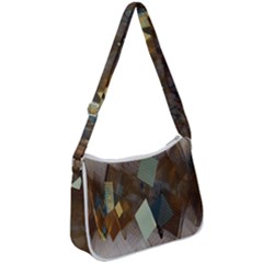 Geometry Diamond Zip Up Shoulder Bag by Sparkle