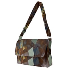 Geometry Diamond Full Print Messenger Bag (l)