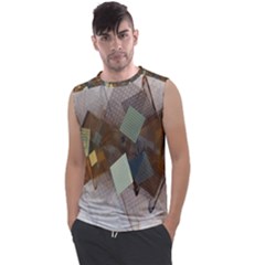 Geometry Diamond Men s Regular Tank Top by Sparkle