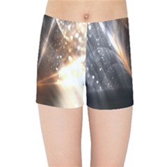 Flash Light Kids  Sports Shorts by Sparkle