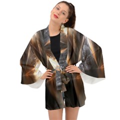 Digital Geometry Long Sleeve Kimono by Sparkle