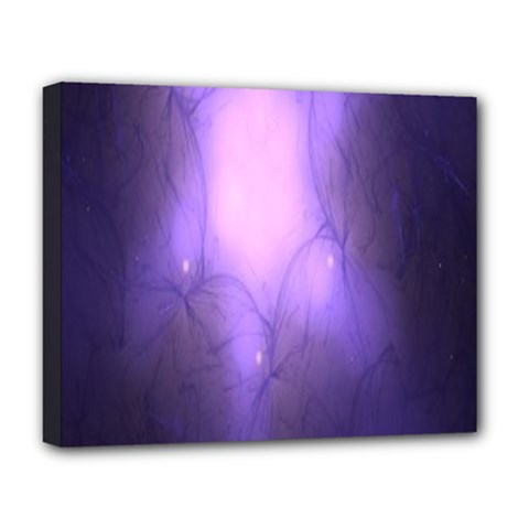 Violet Spark Deluxe Canvas 20  X 16  (stretched) by Sparkle