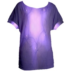 Violet Spark Women s Oversized Tee by Sparkle