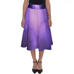 Violet Spark Perfect Length Midi Skirt by Sparkle