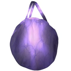 Violet Spark Giant Round Zipper Tote by Sparkle