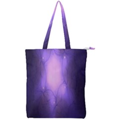 Violet Spark Double Zip Up Tote Bag by Sparkle