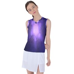 Violet Spark Women s Sleeveless Sports Top by Sparkle