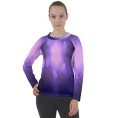 Violet Spark Women s Long Sleeve Raglan Tee