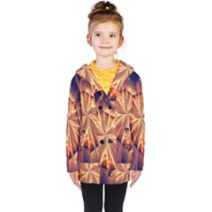 Sun Fractal Kids  Double Breasted Button Coat by Sparkle