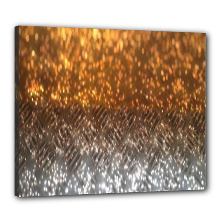 Glitter Gold Canvas 24  x 20  (Stretched)