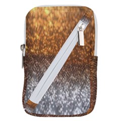 Glitter Gold Belt Pouch Bag (large)