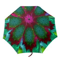 Rainbow Waves Folding Umbrellas