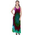 Rainbow Waves Sleeveless Velour Maxi Dress View1