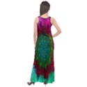 Rainbow Waves Sleeveless Velour Maxi Dress View2