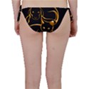 Gold Dog Cat Animal Jewel Bikini Bottom View2