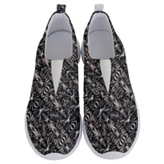 Modern Tribal Silver Ornate Pattern Print No Lace Lightweight Shoes by dflcprintsclothing