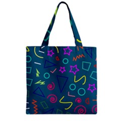 Memphis  Zipper Grocery Tote Bag by Sobalvarro