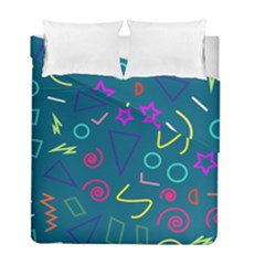 Memphis  Duvet Cover Double Side (full/ Double Size) by Sobalvarro