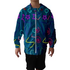 Memphis  Kids  Hooded Windbreaker by Sobalvarro