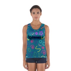 Memphis  Sport Tank Top  by Sobalvarro