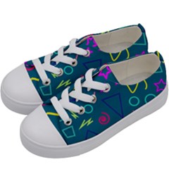 Memphis  Kids  Low Top Canvas Sneakers by Sobalvarro