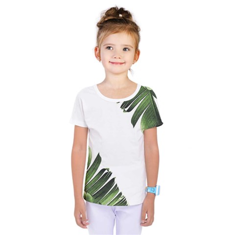 Banana Leaves Kids  One Piece Tee by goljakoff