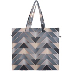 Modern Triangles Canvas Travel Bag by LoolyElzayat