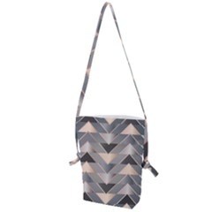 Modern Triangles Folding Shoulder Bag by LoolyElzayat