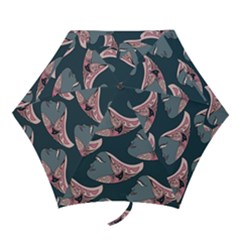 Doodle Queen Fish Pattern Mini Folding Umbrellas by tmsartbazaar