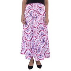 Modern Ornate Pattern Design Flared Maxi Skirt by dflcprintsclothing