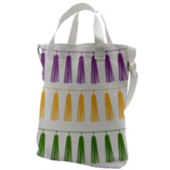 Tassels Tassel Bunting Banner Canvas Messenger Bag