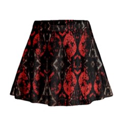 Antique Brothel Wallpaper Mini Flare Skirt by MRNStudios